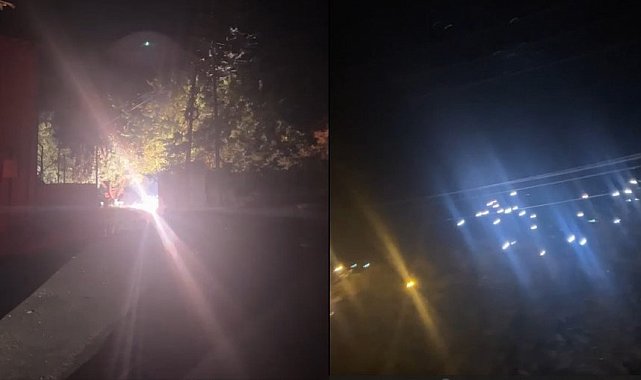 Hakkari'de kopan elektrik telleri korkuttu