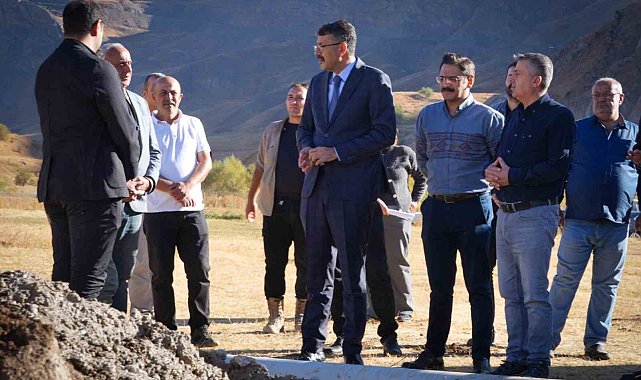 Hakkari'ye yeraltı barajı ve arıtma tesisi müjdesi