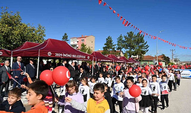 İnönü'de Cumhuriyet Bayramı coşkusu
