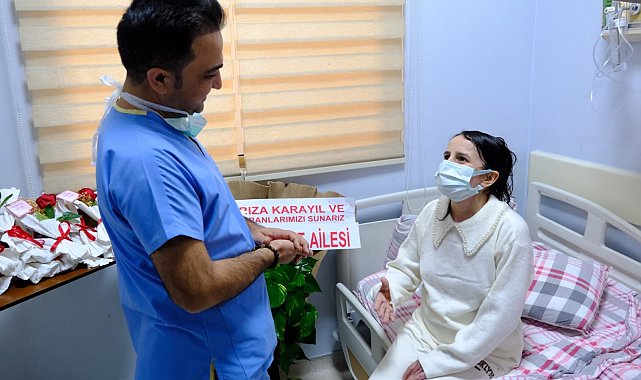 Irak'ta tüp patlamasında yaralanan kadın Van'da hayata tutundu