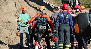 İşçi 30 metrelik kuyuya düştü, ekipler seferber oldu