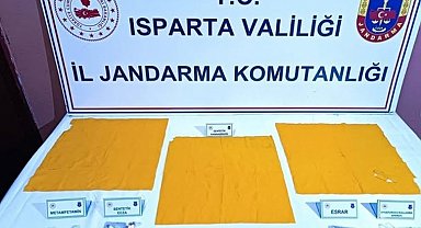 Isparta'da jandarmadan uyuşturucu operasyonu: 4 şüpheli tutuklandı