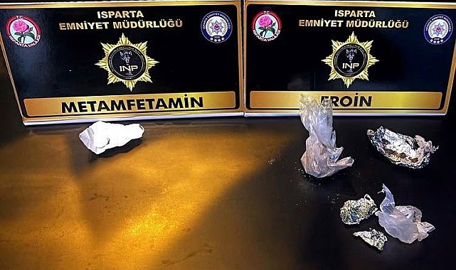 Isparta'da uyuşturucu operasyonu: 1 gözaltı