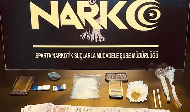 Isparta'da uyuşturucu operasyonu: 2 şüpheli gözaltına alındı