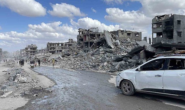 İsrail'in Gazze Şehri'nden çekilmesiyle büyük yıkım gün yüzüne çıktı