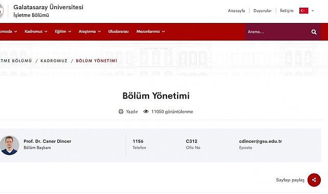 İstanbul Üniversitesi'nin diplomasını iptal ettiği Galatasaraylı profesör emekli oldu