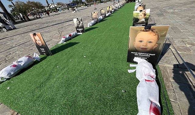 İzmir'de "Vicdan Sergisi" ile Gazze'nin acısına dikkat çekildi