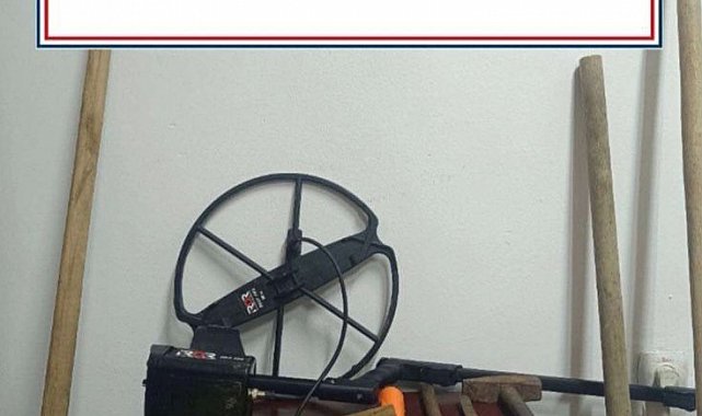 Jandarmadan define avcılarına suçüstü: 4 gözaltı