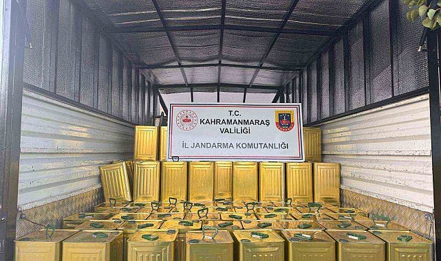 Kahramanmaraş'ta 200 teneke sahte zeytinyağı ele geçirildi