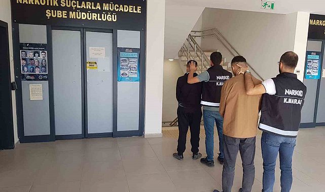 Kahramanmaraş'ta uyuşturucu operasyonu: 3 tutuklama