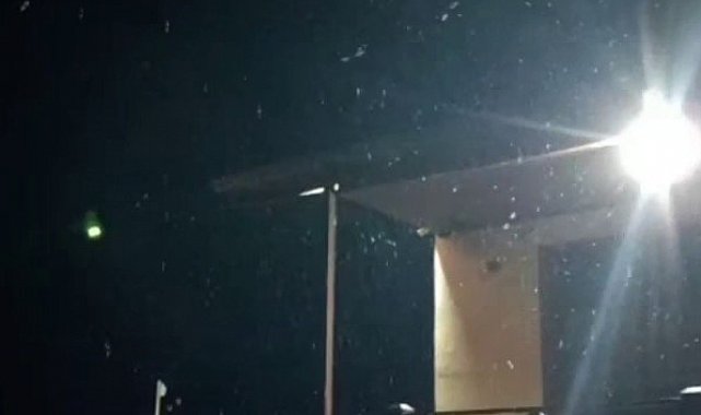 Karabük'e mevsimin ilk karı düştü