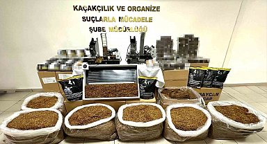 Karabük'te kaçak tütün operasyonu: 2 gözaltı