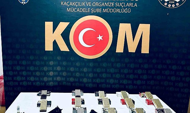 Karabük'te silah operasyonu: 4 tabanca ve yüzlerce fişek ele geçirildi