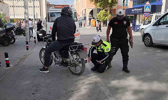 Karaman'da motosiklet denetimlerinde 159 sürücüye ceza kesildi