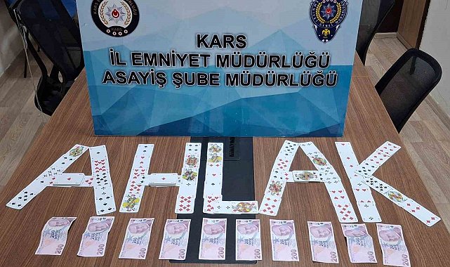 Kars'ta polisten asayiş uygulaması