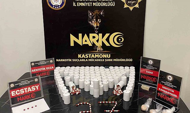 Kastamonu'da uyuşturucu maddeyle yakalanan 2 kişi tutuklandı