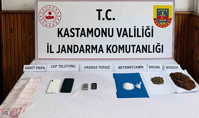 Kastamonu'da uyuşturucu maddeyle yakalanan şüpheli tutuklandı