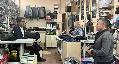 Kaymakam Aslantatar, esnafla buluştu