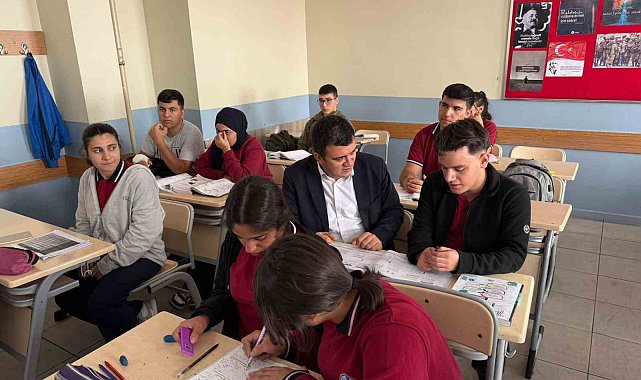 Kaymakam Dertlioğlu'ndan Selahaddin Eyyubi Fen Lisesine Ziyaret