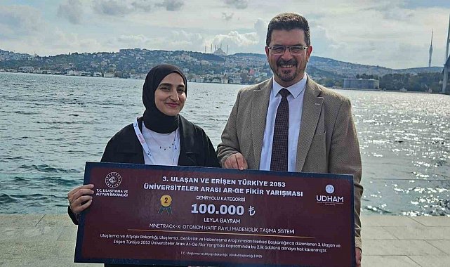 KBÜ mezunu Bayram, Türkiye 2053 AR-GE Fikir Yarışması'nda ikinci oldu