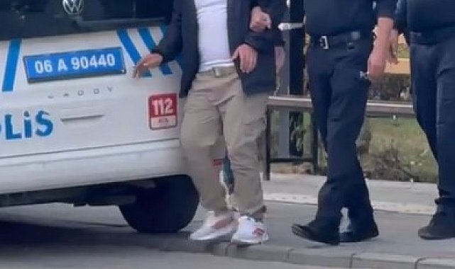 Kendisini polis olarak tanıtıp saldırgan tavırlar sergileyen alkollü şahıs gözaltına alındı