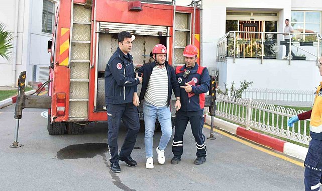 Kepez Belediyesi'nden gerçeğini aratmayan deprem tatbikatı