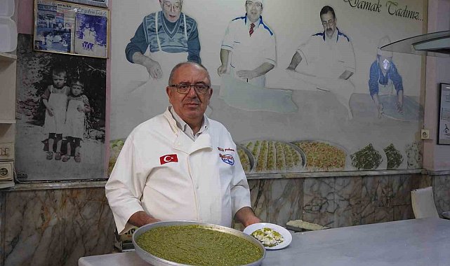 Kilis'in tescilli tatlısı Cennet Çamuru hafifliği ve lezzetiyle ilgi görüyor