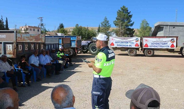 Kilis'te çiftçilere ''Güvenli Traktör Kullanımı'' eğitimi verildi