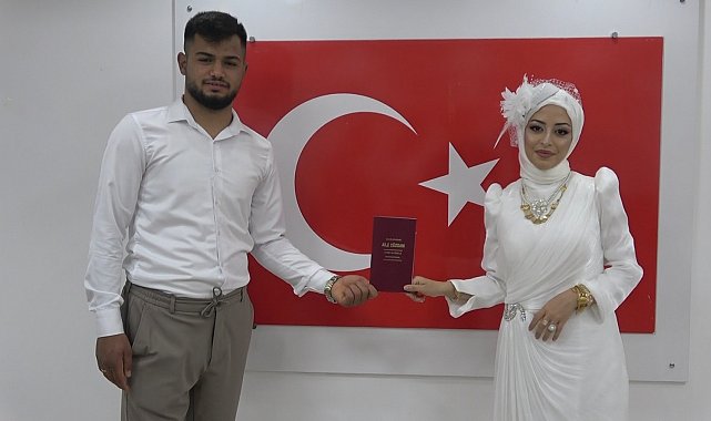 Kilis'te "İki İnsan Bir Hayat" projesi kapsamında nikah töreni gerçekleşti