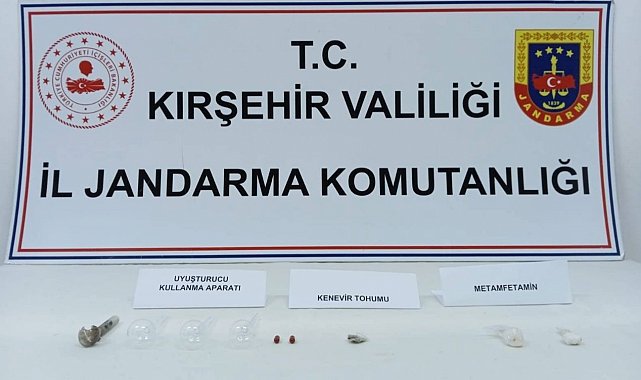 Kırşehir'de uyuşturucu Operasyonu: 3 gözaltı