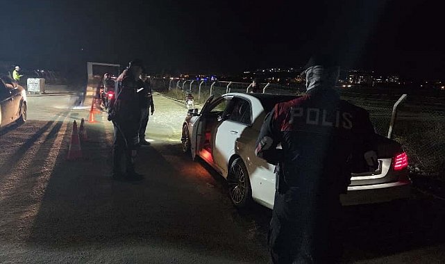 Konteyner kentlerde asayiş uygulaması yapıldı