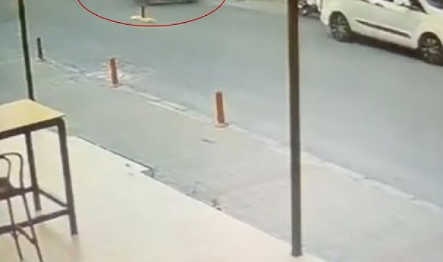 Kontrolden çıkan motosiklet duvara çarptı: 1 yaralı