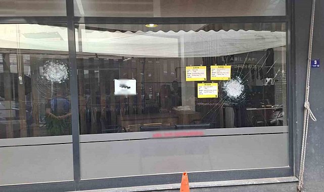 Köşk'te bir işyeri kurşunlandı