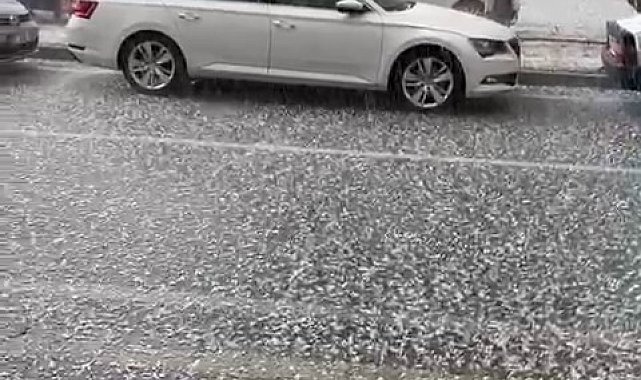 Kovancılar ilçesinde dolu yağışı etkili oldu