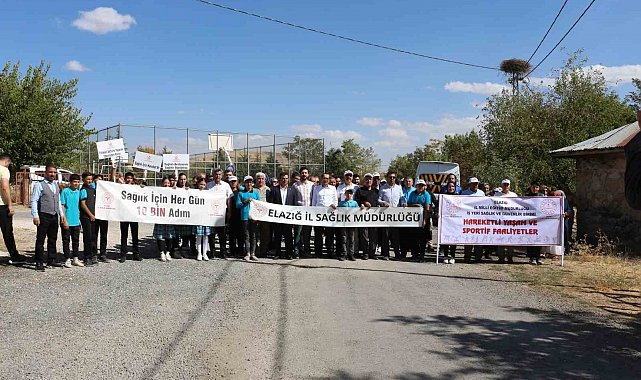 Kovancılar'da dünya yürüyüş günü etkinliği