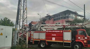 Köyceğiz'de ev yangını