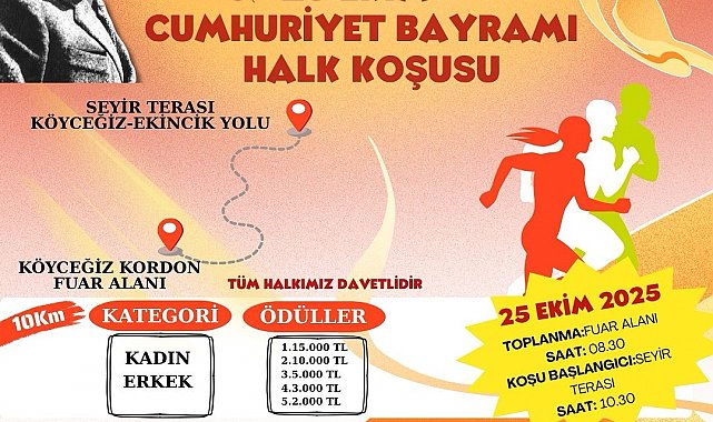 Köyceğiz'de halk koşusu yapılacak