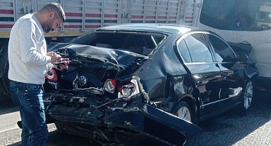 Kulu'da zincirleme trafik kazası: 2 yaralı