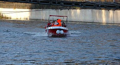 Kura Nehri'nde tekne heyecanı