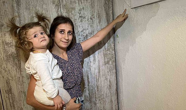 Kuraklık yaşayan İzmir'de, boşa akan sular evlere hasar verdi