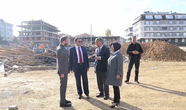 Kütahya'da devam eden eğitim yatırımlar yerinde incelendi