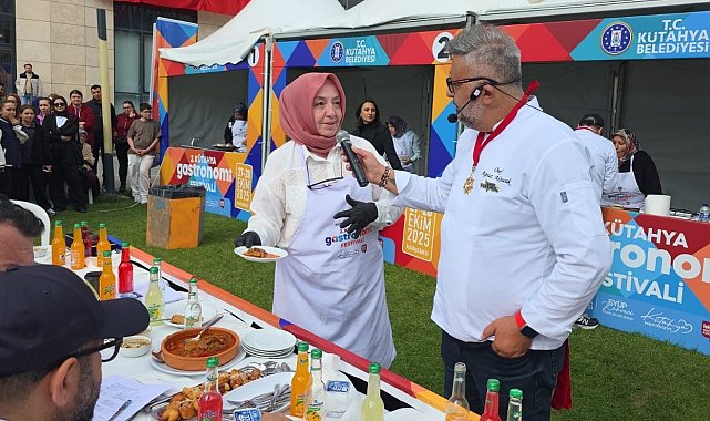 Kütahya'da Gastronomi Festivali renkli görüntülerle sona erdi