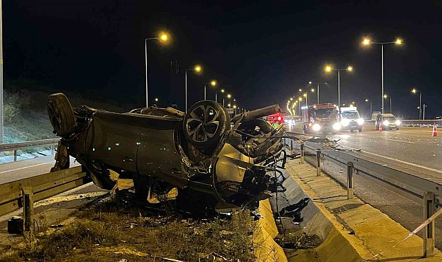 Kuzey Marmara Otoyolu'nda feci kaza : 2 ölü, 5 yaralı
