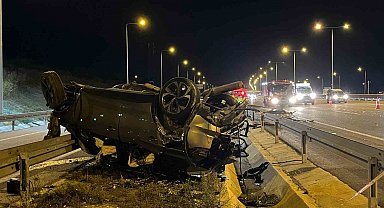 Kuzey Marmara Otoyolu'nda feci kaza : 2 ölü, 5 yaralı