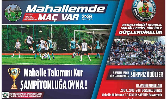Mahallemde Maç Var turnuvasında üçüncü sezonun başvuruları başladı