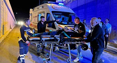 Malatya'da alt geçitte motosiklet kazası: 2 yaralı