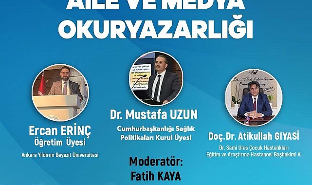 Malatya'da "Bağımlılıkla Mücadelede Aile ve Medya Okuryazarlığı" paneli