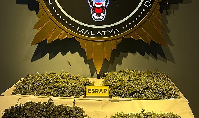 Malatya'da uyuşturucu operasyonu: 1 gözaltı