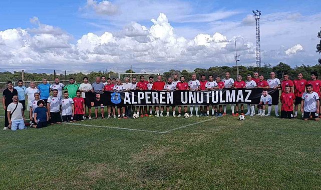 Manavgat'ta Alperen Coşar anısına futbol turnuvası