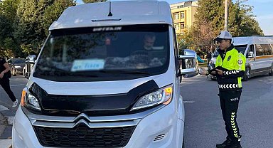 Manisa'da okul servis araçlarına sıkı denetim